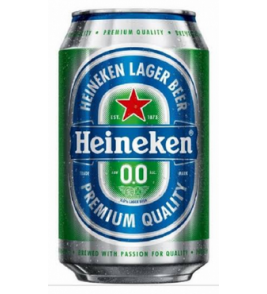 CERVEJA HEINEKEN ZERO ALCOOL LT 350ML