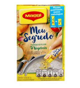 TEMPERO MAGGI MEU SEGREDO 7 VEGETAIS 49G