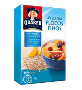 AVEIA QUAKER EM FLOCOS 165G