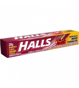 PASTILHA HALLS CEREJA 28G
