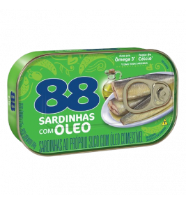 SARDINHA 88 OLEO 125G