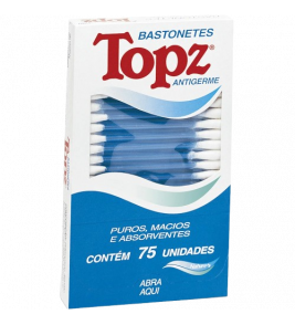 HASTES TOPZ FLEXIVEIS BASTONETES 75UN