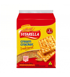 BISCOITO VITARELLA CREAM CRACKER TRADICI 350G