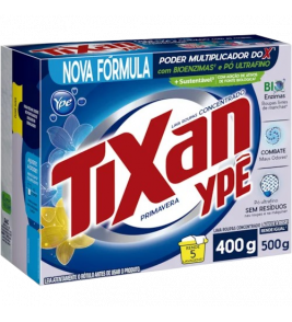 LAVA ROUPAS EM PO TIXAN YPE PRIMAVERA FX 400G