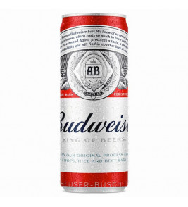CERVEJA BUDWEISER KING OF BEERS 350ML