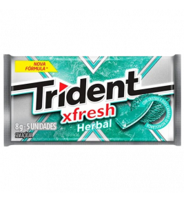 GOMA DE MASCAR TRIDENT X FRESH HERBAL 8G