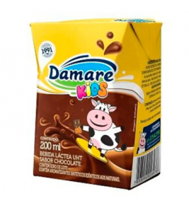 BEBIDA LACTEA UTH DAMARE KIDS CHOCOLATE 200ML