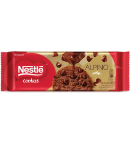 BISCOITO COOKIE NESTLE ALPINO GOTAS CHOCO 60G