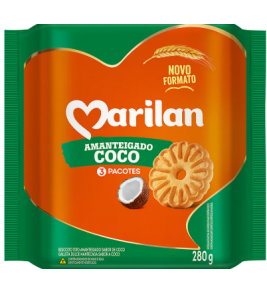 BISCOITO MARILAN AMANTEIGADO COCO 280G