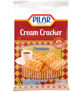 BISCOITO PILAR CREAM CRACKER PREMIUM 350G