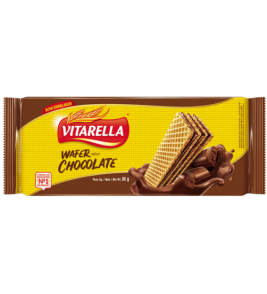 BISCOITO WAFER VITARELA CHOCOLATE 80G
