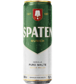 CERVEJA SPATEN MUNICH PURO MALTE LATA 350ML