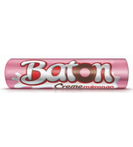CHOCOLATE BATON  GAROTO CREME  MORANGO 16G