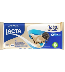 CHOCOLATE LACTA LAKA OREO BARRA 80G