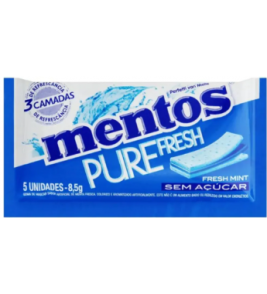 GOMA DE MASCAR MENTOS PUREFRESH 8,5G