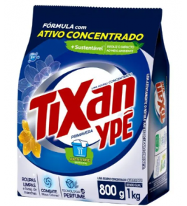 LAVA ROUPAS EM PO TIXAN YPE PRIMAVERA SC 800G