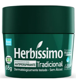 DESODORANTE HERBISSIMO CREME TRADICIONAL 55G