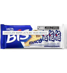 WAFER BIS LACTA CHOCOLATE BRANCO 100,8G