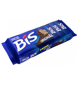 CHOCOLATE WAFER LACTA BIS AO LEI 16UND 100,8G