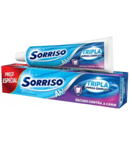 CREME DENTAL SORRISO TRIPLA LIMPEZA 120G