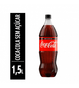 REFRIGERANTE COCA COLA ZERO 1,5L