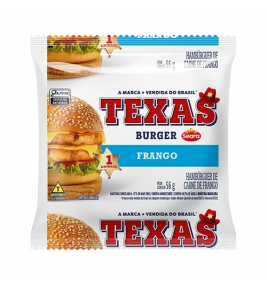 HAMBURGUER DE FRANGO SEARA TEXAS BURGER 56G