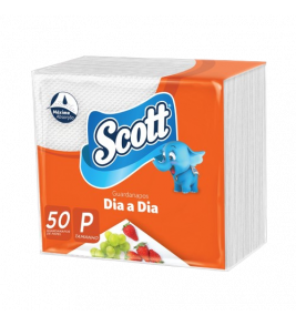 GUARDANAPO SCOTT DIA A DIA 24X22 50UND
