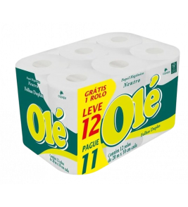PAPEL HIGIENICO OLE NEUTRO FD 12 ROLOS