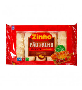 PAO DE ALHO ZINHO BAGUETE PICANTE COM QUEIJO