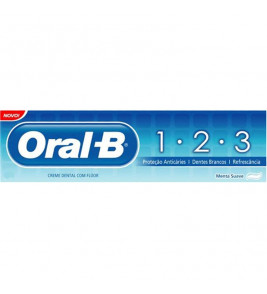 CREME DENTAL ORAL B 123 ANTICARIES 70G