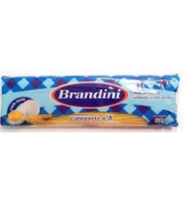 ESPAGUETE BRANDINI SEMOLA COM OVOS 500G