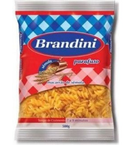 MASSA BRANDINI PARAFUSO SEMOLA 500G