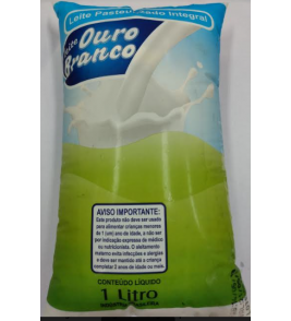 LEITE OURO BRANCO PASTEURIZADO INTEGRAL 1L