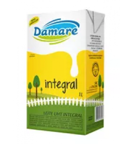 LEITE DAMARE LONGA VIDA INTEGRAL 1L